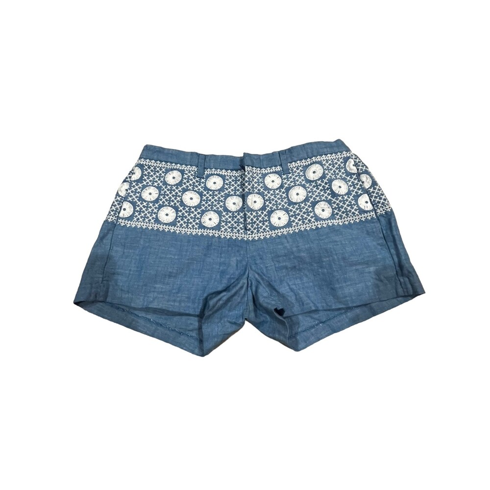 MADEWELL EMBROIDERED SHORTS, SIZE 2